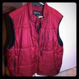 Winter waterproof red vest